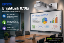 Epson BrightLink 870Ei 5,000 lumens  Ultra Short Throw Projector