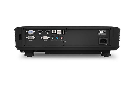 CHRISTIE Captiva DWU500S 1DLP  Ultra Short Throw Laser Projector (Black) view of ports inputs and outputs