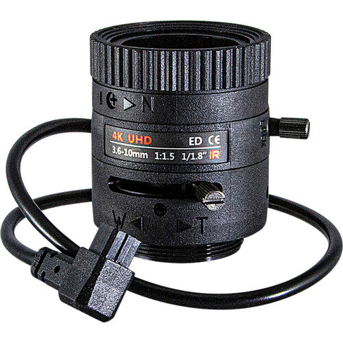 Marshall Electronics 3.6-10mm f/1.5 8MP Varifocal CS Mount Lens