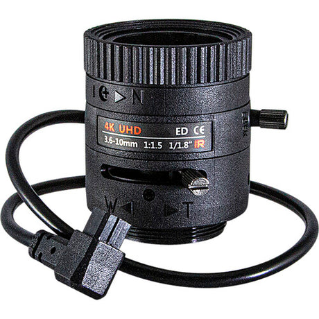 Marshall Electronics 3.6-10mm f/1.5 8MP Varifocal CS Mount Lens