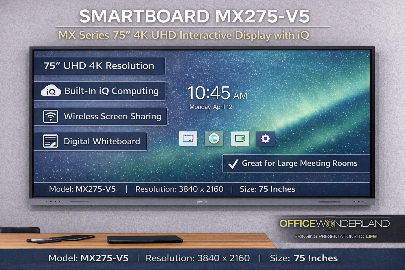 SMARTBOARD MX275-V5 – Buy Online | Authorized SMART Dealer