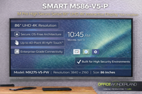 SMART M586-V5-P 86” 86 Inches 4K Pro Touch Display - Buy Online | Authorized Dealer