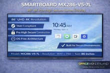 SMARTBOARD MX286-V5-7L – 86” 4K UHD Interactive LED Display with iQ | Authorized Dealer