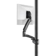 Chief K1P120BXRH Kontour Articulating Single Monitor Reduced-Height Pole Mount (Black)