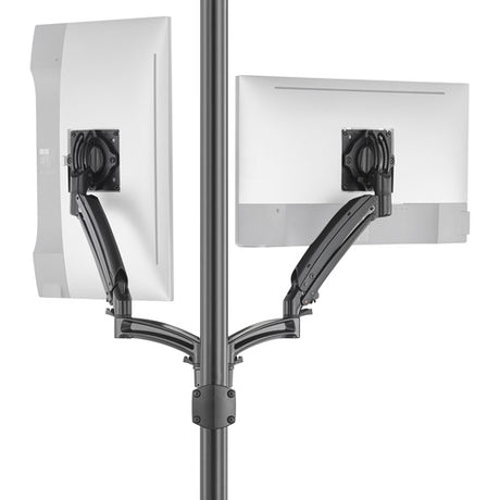 Chief K1P220BXRH Kontour Articulating Dual Monitor Reduced-Height Pole Mount (Black)