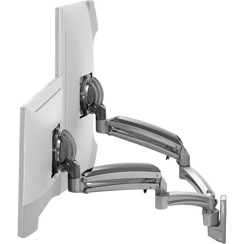 Chief K1W220SXRH Kontour Dynamic Reduced-Height Dual-Monitor Wall Mount (Silver)