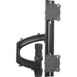 Chief K4W120B KONTOUR K4 1 x 2 Articulating Array Arm Wall Mount for Up to 24 inch Monitors