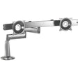 Chief KCD220S Dual Monitor Swing Arm Desk Mount (Silver)