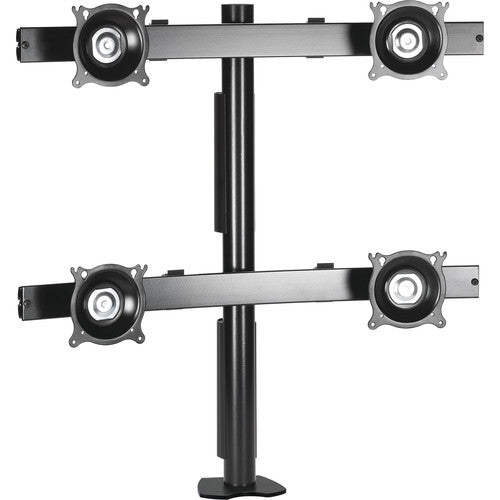 Chief KTC440 Flat Panel Quad Horizontal Desk Clamp Mount (Black)