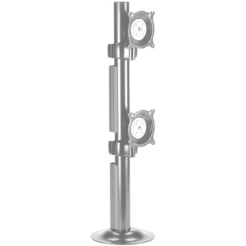 Chief KTG230S Dual Vertical Monitor Grommet Mount (Silver)