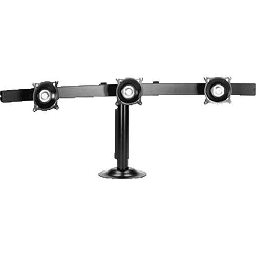 Chief KTG320B Triple Horizontal Monitor Grommet Mount (Black)