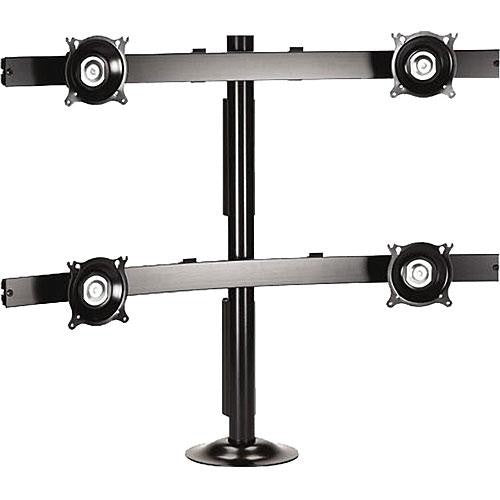 Chief KTG445B Widescreen Quad Monitor Grommet Mount (Black)