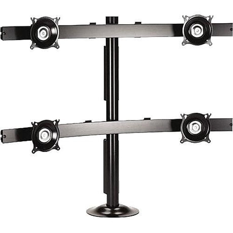 Chief KTG445S Widescreen Quad Monitor Grommet Mount (Silver)