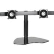 Chief KTP-220B Dual Horizontal Monitor Table Stand (Black)