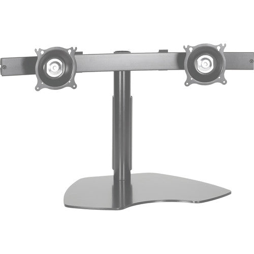 Chief KTP-220S Dual Horizontal Monitor Table Stand (Silver)