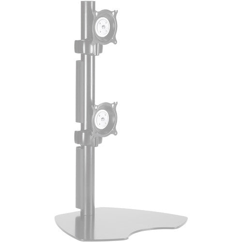 Chief KTP230S Dual Vertical Monitor Table Stand (Silver)