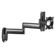 Chief KWD130B Height-Adjustable Dual Swing Arm Wall Mount (Black)