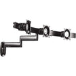 Chief KWD320B Triple Horizontal Monitor Arm Wall Mount (Black)