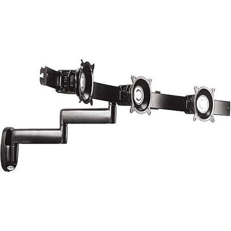 Chief KWD320B Triple Horizontal Monitor Arm Wall Mount (Black)