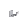 Chief KWGSK110S Height-Adjustable Dual Arm Steel Stud Mount (Silver)