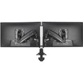 Chief KXC220B Column Desk Mount Dual 2L Arms (Black)