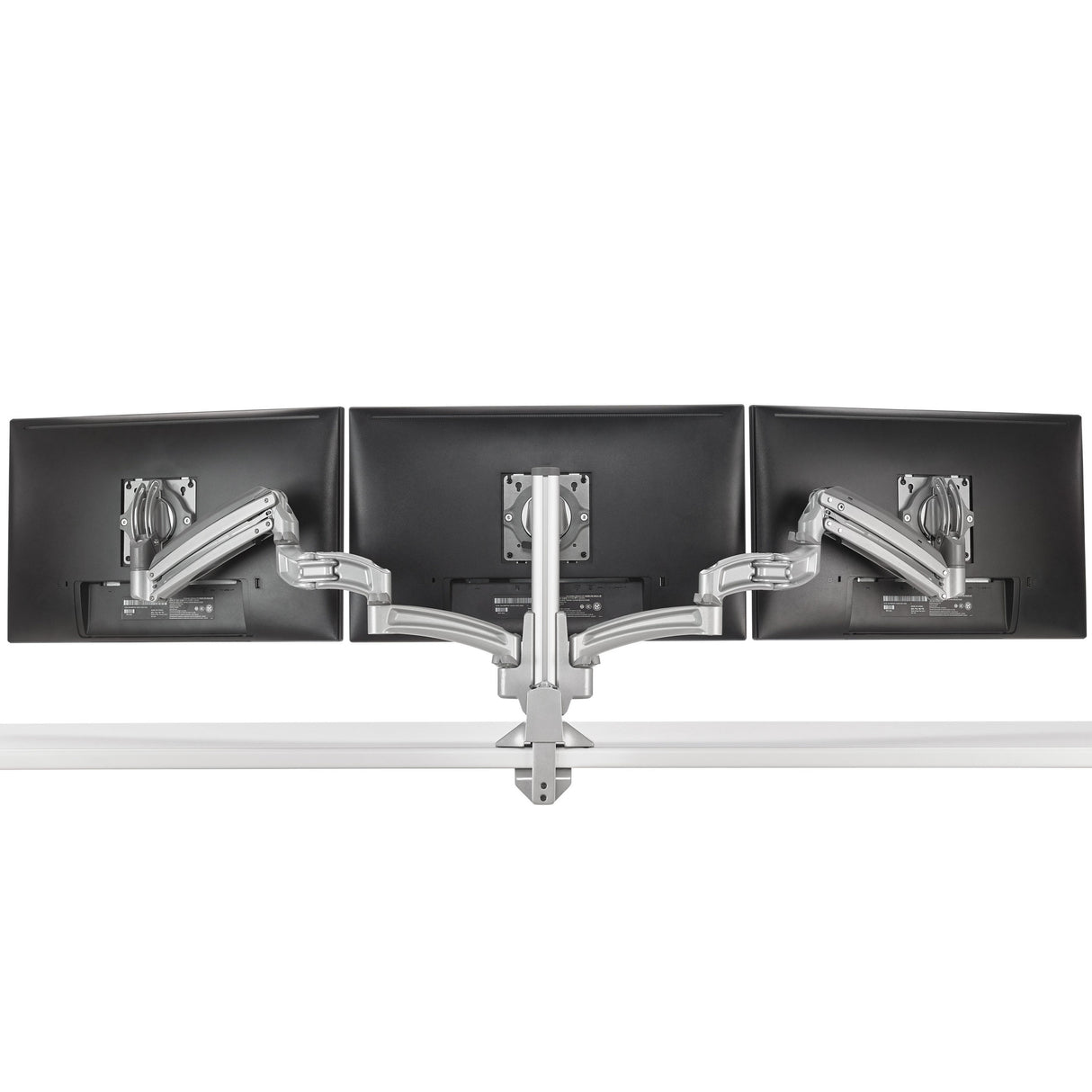 Chief KXC330S Low-Profile Triple Monitor Arms, Column Desk Mount, Silver