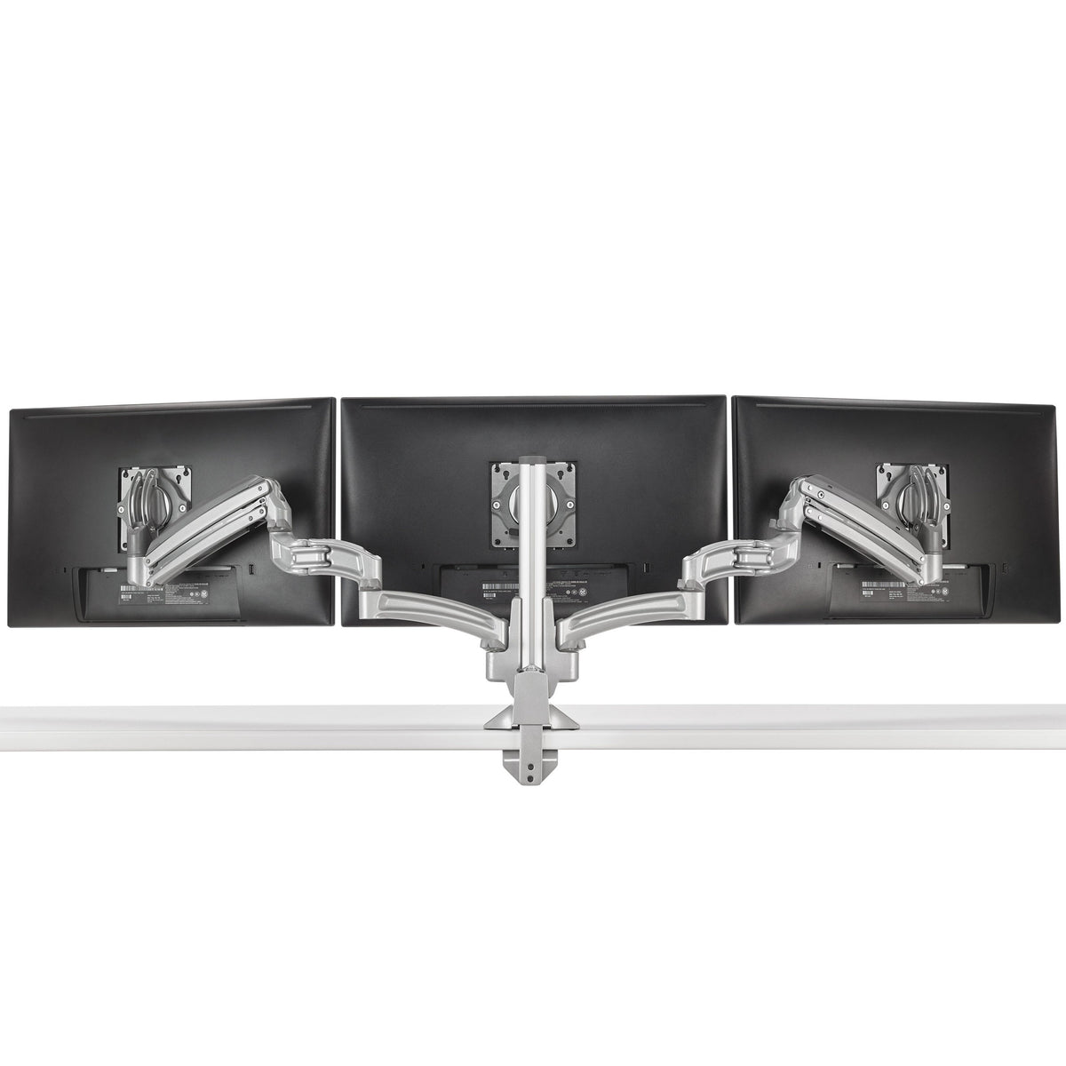 Chief KXC330S Low-Profile Triple Monitor Arms, Column Desk Mount, Silver