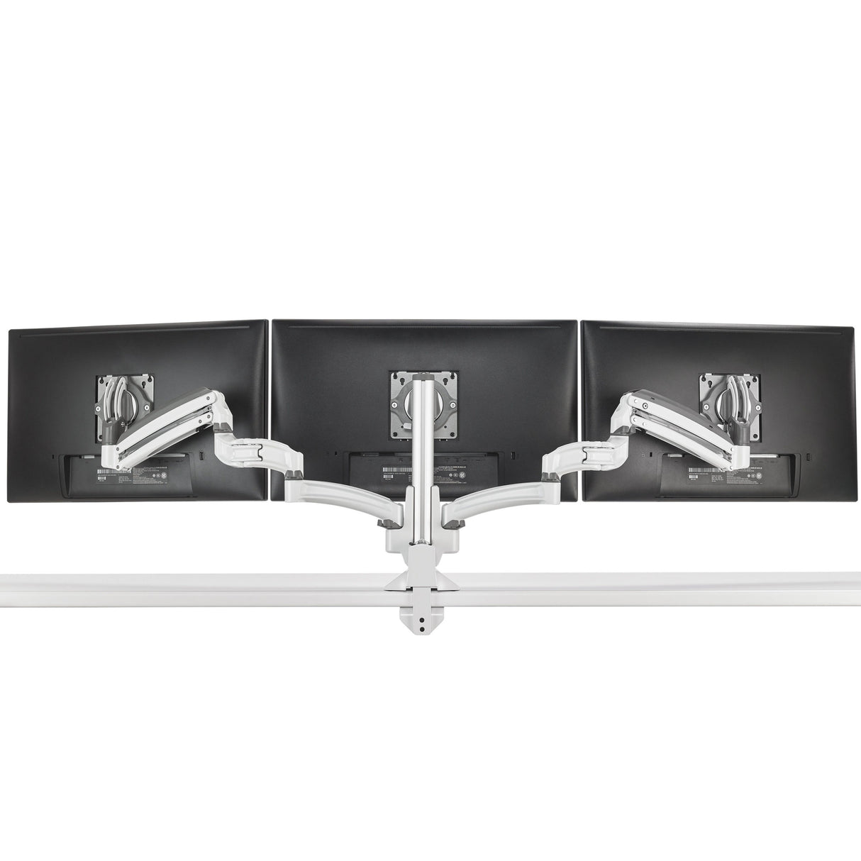 Chief KXC330W Low-Profile Triple Monitor Arms, Column Desk Mount, White