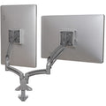 Chief Kontour K1D220SXRH Dual Monitor Dynamic Desk Mount (Reduced Height, Silver)