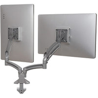 Chief Kontour K1D220SXRH Dual Monitor Dynamic Desk Mount (Reduced Height, Silver)