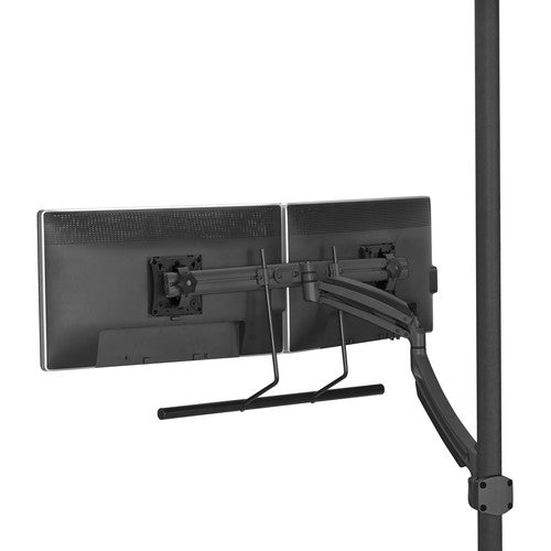 Chief Kontour K1P22HB Dynamic Pole Mount with Dual Monitor Array (Black)