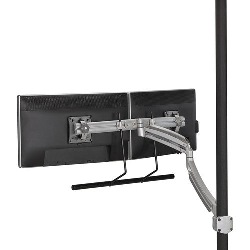 Chief Kontour K1P22HS Dynamic Pole Mount with Dual Monitor Array (Silver)