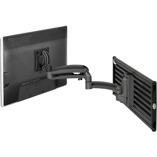 Chief Kontour K1S120B Dynamic Height-Adjustable Slat-Wall Single-Monitor Mount (Black)