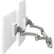 Chief Kontour K2W220 Articulating Wall Mount for Dual 10 to 30 inch Monitors (Silver)