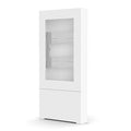 Chief LF46UWP Impact™ Floor Standing Kiosk – Portrait 46” White
