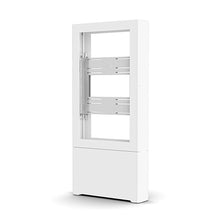 Chief LF48UWP Impact™ Floor Standing Back-to-Back Kiosk – Portrait 48” White