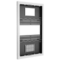 Chief LW75UWPG Impact On-Wall Kiosk with Protective Glass - Portrait 75 inch White