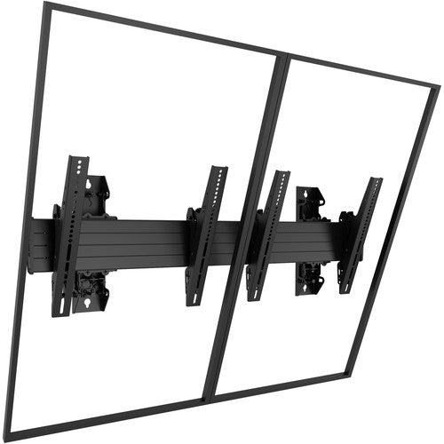 Chief LWM2X1UP Fusion Large 2 x 1 Portrait Menu Board Wall Mount for 40-55 inch Screens