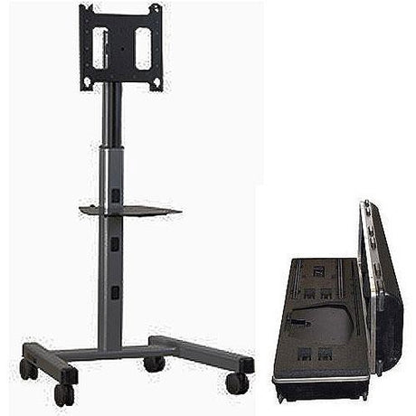 Chief PFCUB700 Mobile Flat Panel Cart and Case Kit (Black)