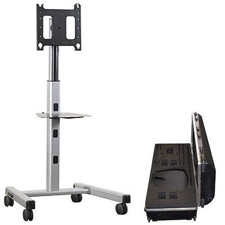 Chief PFCUS700 Mobile Flat Panel Cart and Case Kit (Silver)