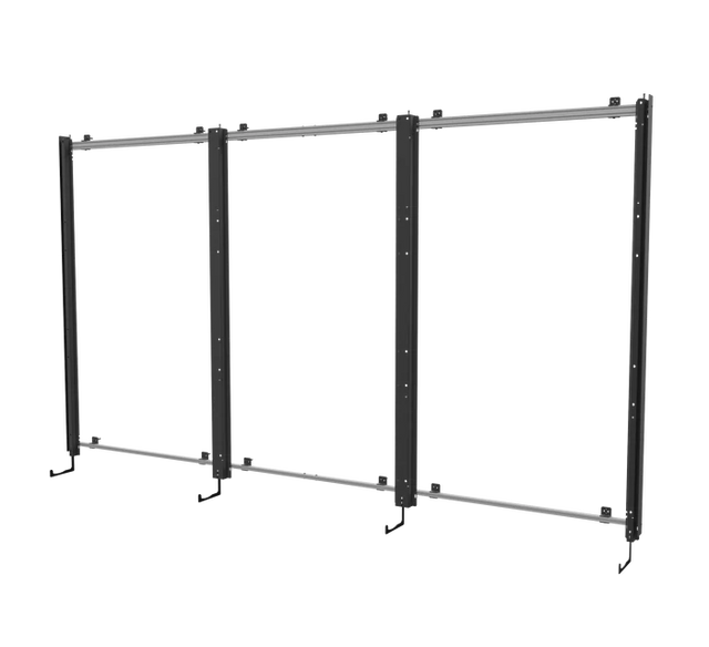 Peerless-AV DS-LEDFLAAF-3X3 Flat Wall Mount for LG 130″ All-in-one LED Screen