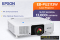 Epson EB-PU2113W 3LCD WUXGA  Laser Projector 13,000 Lumens 4K (White)  V11HA65920