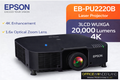 Epson EB-PU2220B 3LCD WUXGA Laser Projector 20,000 Lumens 4K  V11HA66820