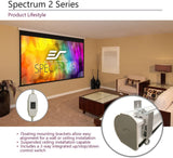 Elite Screens SPM120H-E12 Spectrum2 120-inch 16 9 Electric Motorized Drop Down Projector Screen 3