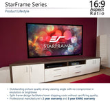 Elite Screens Star Frame Series SF120HW2 120-INCH Fixed Frame Home Movie Theater Projection Screen 5