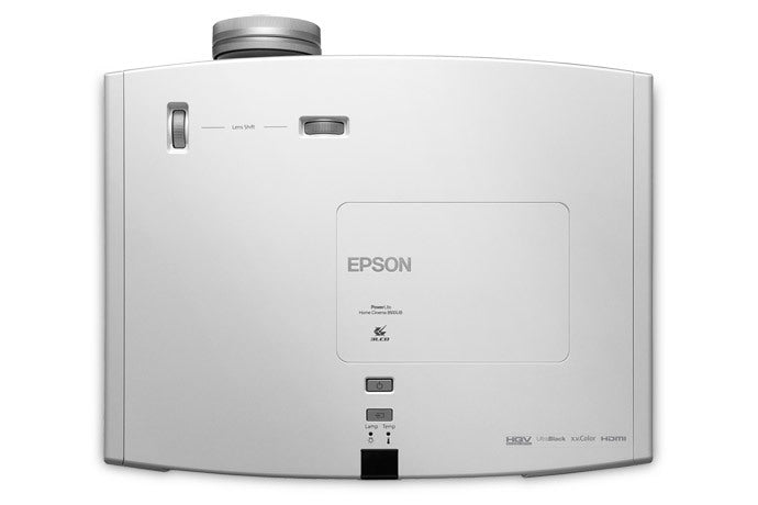 Epson 8500UB PowerLite Home Cinema Projector view of top