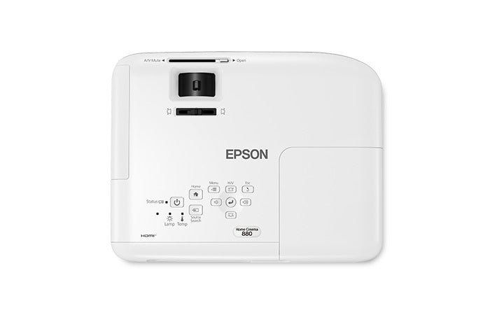 Epson 880X 3LCD 1080p Smart Portable Projector top