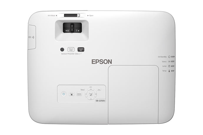 Epson PowerLite 2250U 3LCD WUXGA Projector V11H871020 top view