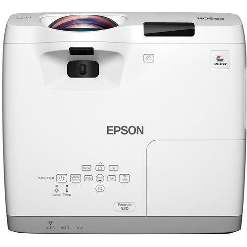 Epson PowerLite 520 3LCD Projector V11H674020 1