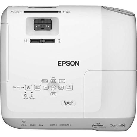 Epson PowerLite 965H 3LCD Projector V11H682020 top